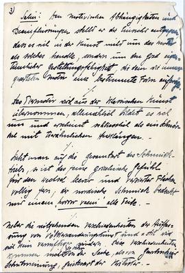 Odręczne notatki Józefa Żurowskiego w języku niemieckim z Karl Neumann  Von ältester deutscher Ku...