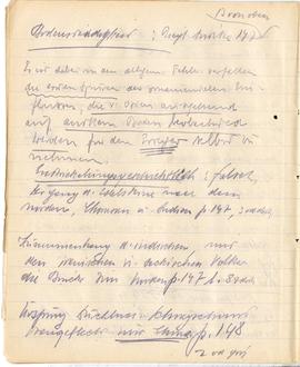 Brulion Józefa Żurowskiego "Żurowski 1918" z notatkami w języku niemieckim z okresu stu...