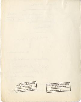 Zespół odręcznych notatek Józefa Żurowskiego (w tym opisy zabytków i zapiski bibliograficzne) wra...