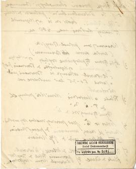 Zbiór odręcznych notatek Józefa Żurowskiego dotyczących literatury do pracy doktorskiej pt. Wykop...