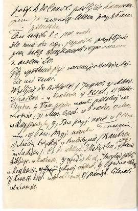 List od Hieronima Rafała Łopacińskiego do Erazma Majewskiego (rękopis)  strona 5