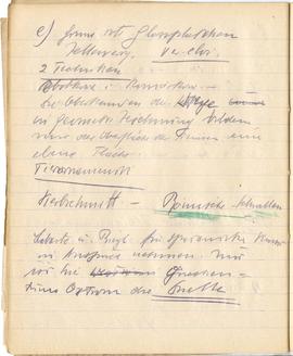 Brulion Józefa Żurowskiego "Żurowski 1918" z notatkami w języku niemieckim z okresu stu...